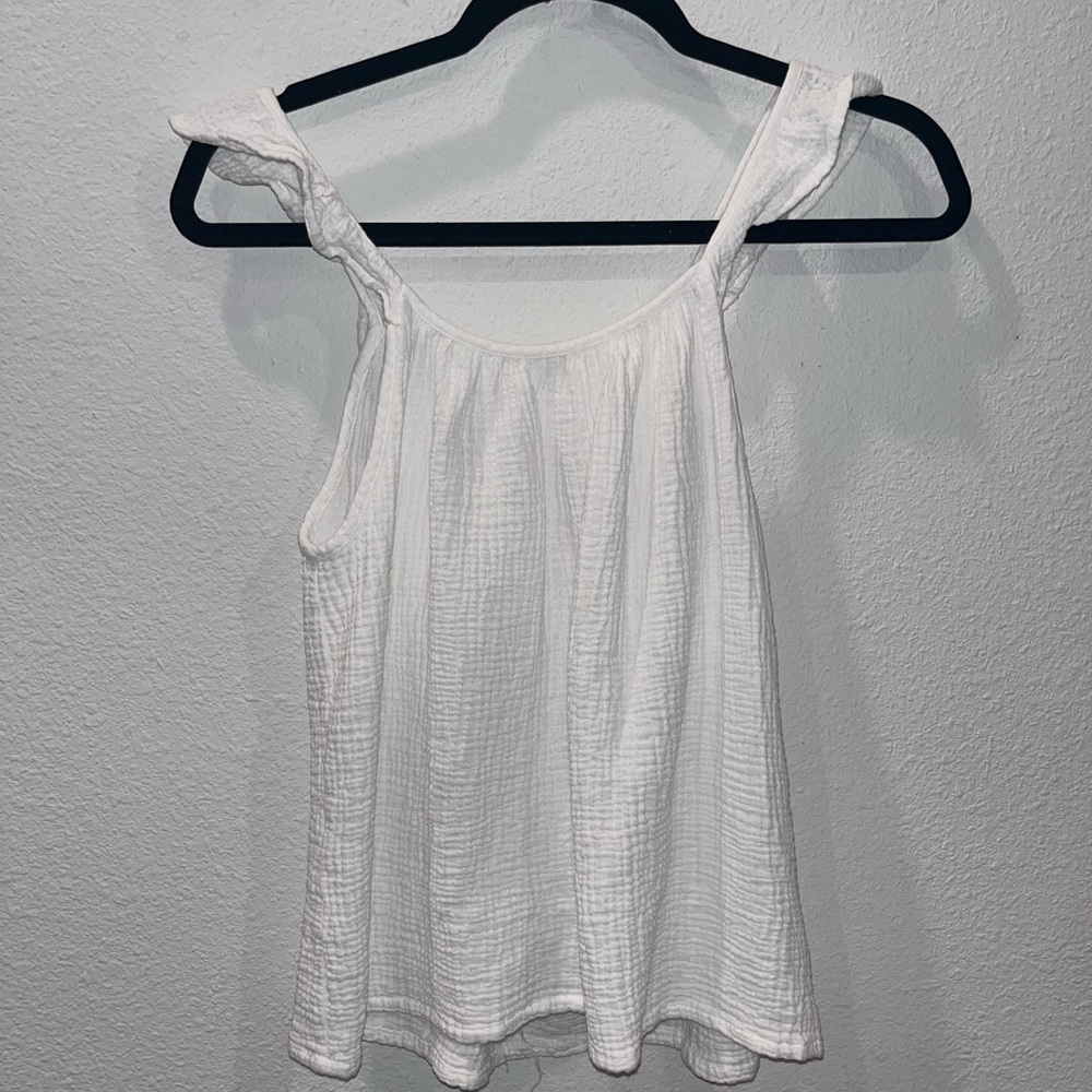 New York & Company White Tank Top